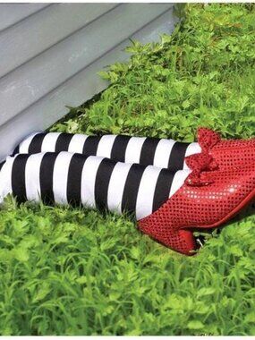 NIP New RUBIES Wizard of Oz Leg Prop – Wicked Witch of The East Legs